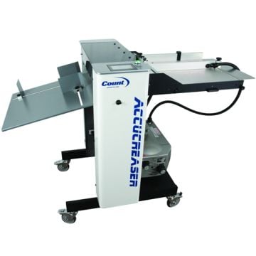 Count AccuCreaser Air Modular Digital Creasing Machine designed for precise and efficient creasing, scoring, and perforating tasks.