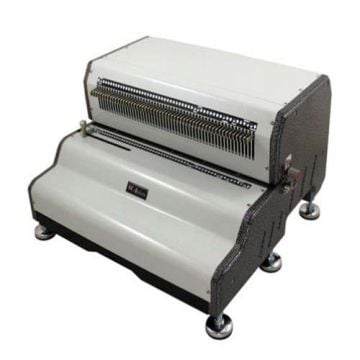 Akiles CoilMac ECP41-Plus Heavy Duty Electric Coil Punch Machine with a durable design and high-capacity punching capabilities.