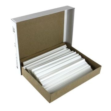 C-Line White 1/4 Inch Slide-'n-Grip Binding Bars 100pk - CLI-34447 Image 1