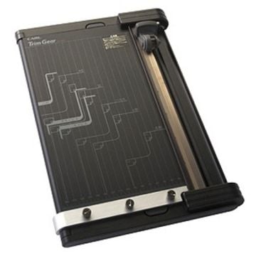 a Carl XTRIMMER XTM-500 20" Industrial Rotary Paper Trimmer with a sturdy cutting base and precision rotary blade for heavy-duty paper trimming.