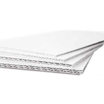 Stacked white Converd Biodegradable 1/4" Mount Boards with a visible layered corrugated texture along the edges.