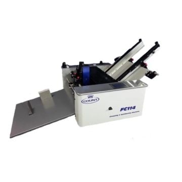Count FC114 Friction-Fed Digital Creasing/Perforating/Numbering Machine designed for efficient and precise paper processing tasks.