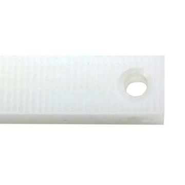 White rectangular cutter stick with a drilled hole, designed for use in Triumph 3905 and 3915 cutters, featuring a smooth, textured surface.
