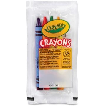 The Crayola Set of Four Regular Size Crayons in Pouch is perfect for on-the-go creativity, offering a compact and convenient solution for kids and classrooms.