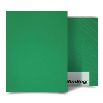 Emerald 16mil Sand Poly Binding Covers shown in a vibrant green color, ideal for protecting and enhancing presentations.