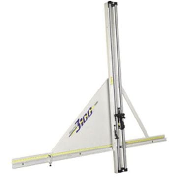 Fletcher-Terry F3100 63" Multi-Material Cutter with a sturdy triangular frame and precision cutting rail for various materials.