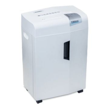 Formax FD 8206CC Level P-4 Cross-Cut Deskside Shredder designed for efficient and secure paper shredding in small office environments.