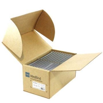 GBC Premium Silver 9/16 Inch 3:1 Twin Loop Wire - 9775037 Image 1