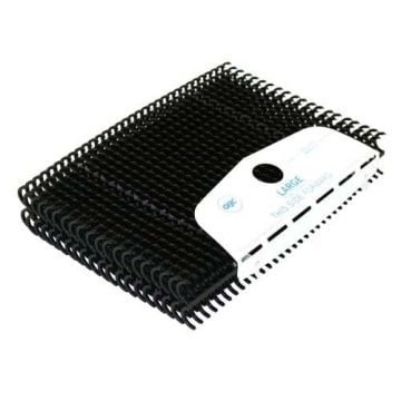 Stack of GBC 5/16" Proclick Pronto Cassettes used for binding documents in a large black coil format.