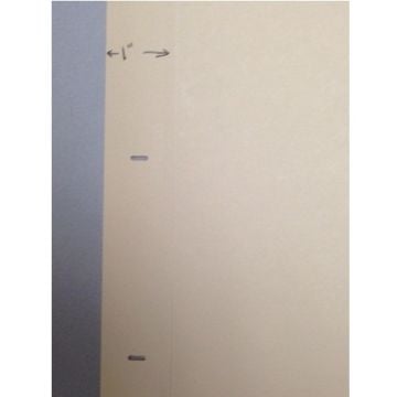 110lb Reinforced Ivory Fileback Index with 2 Slots