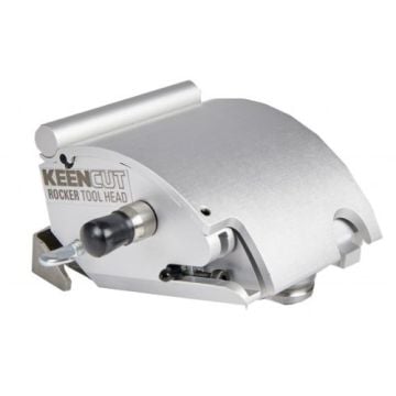Close-up of the Keencut Evolution3 Rocker Tool Head, a precision cutting accessory for the Evolution3 cutter system.