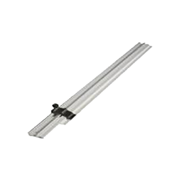 A Keencut 36" Extended Measuring Arm for ARC Cutters, featuring a sleek metallic bar with a black adjustable clamp in the center.