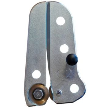 Close-up of the Keencut Steeltrak C2 Steel Composite Cutting Head, showing its durable metal design and cutting mechanism.