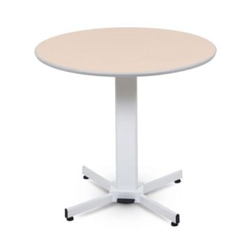 Luxor Pneumatic Adjustable Round Pedestal Table - LX-PNADJ-ROUND