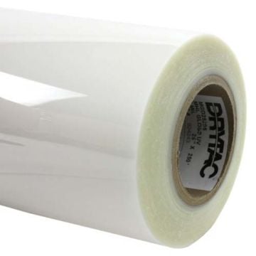 Roll of MHL Gloss 5mil Low Temp Thermal Laminating Film with a clear, smooth finish for laminating projects.