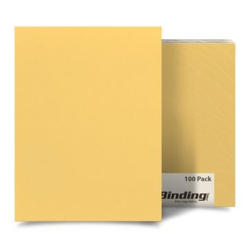 A pack of 100 Peachy Peach Card Stock Covers with a smooth, light peach finish ideal for binding and presentation projects.