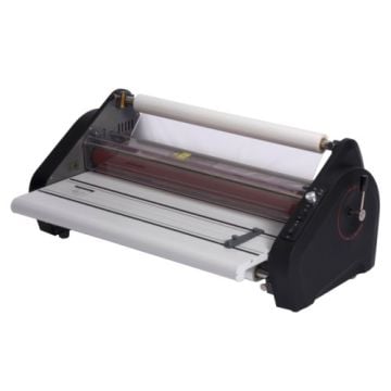 A Phoenix 27 Educator Dual Heat School Roll Laminator, designed for efficiently laminating educational materials with a durable and easy-to-use interface.