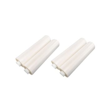 Two sets of Revo-Office Gloss Laminating Films in clear rolls, designed for professional document protection.