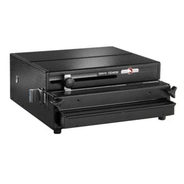 The Rhin-O-Tuff Onyx OD4012 11" Electric Punch machine, highlighting its compact and sturdy build.