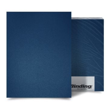 Navy 12mil Sand Poly Binding Covers, showcasing a textured, durable cover ideal for protecting and presenting documents.