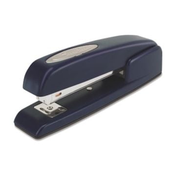 A Swingline 747 Royal Blue Business Stapler, featuring a sleek, durable design for office use.