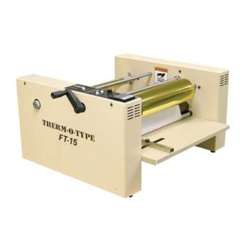 Therm-O-Type FT-15 Foil Fuser machine designed for precision foil fusing on various print materials.