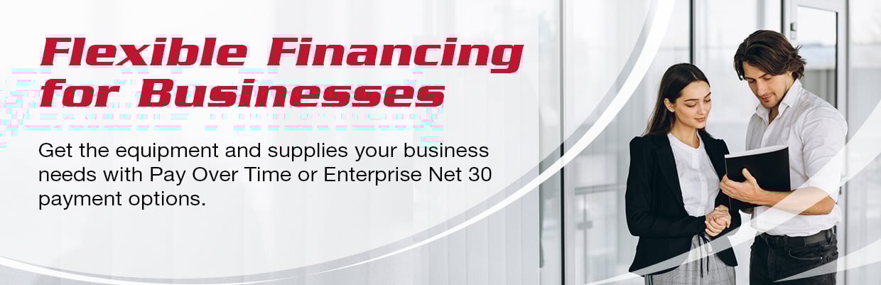 Flexible financing options to fit your unique business' needs