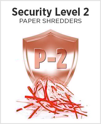 Level 2 Security Paper Shredders - P-2