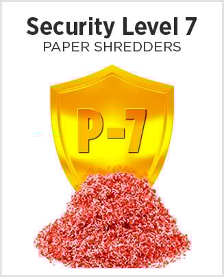 Level 7 Security Paper Shredders - P-7