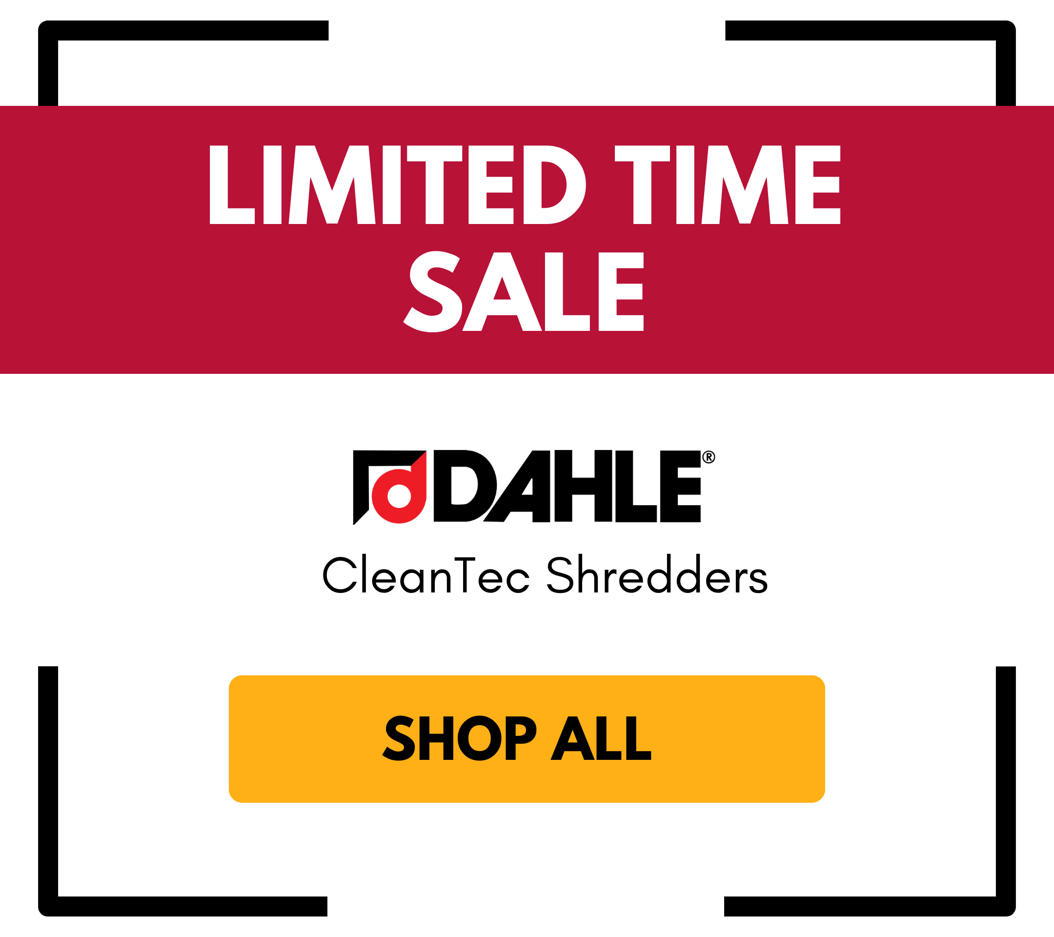 Dahle CleanTec Shredders on sale for a limited time.