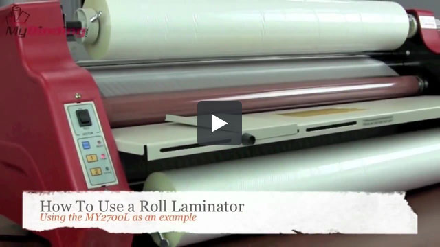 How To Use a Roll Laminator Demo Video