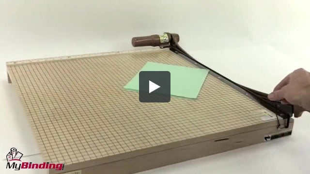 How To Use A Guillotine Paper Cutter Demo Video